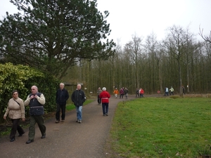 veel volk onderweg