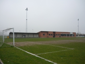 controlepost in de voetbalcantine van asper