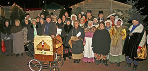 verkleed optreden op de ijsbaan , Hellevoetsluis