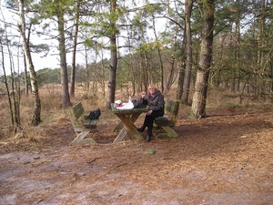 picnicken met pijnlijke voeten