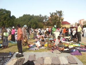 De flooi markt in Durban Natal Zuid afrika