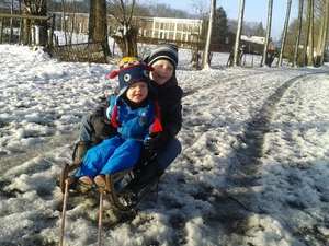 Jay en Jimmy in de sneeuw