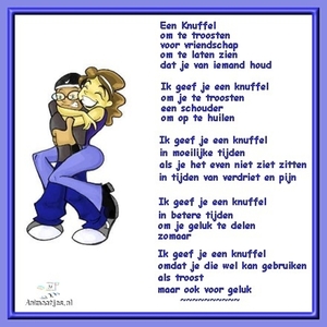 een knuffel