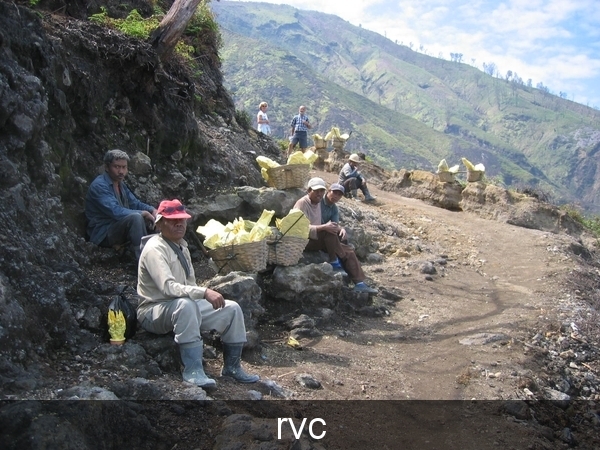 solferdragers op de Ijen