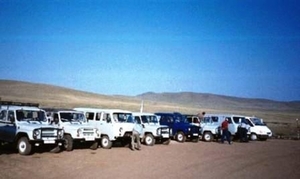 129'dag 7: de jeeps staan klaar voor UB