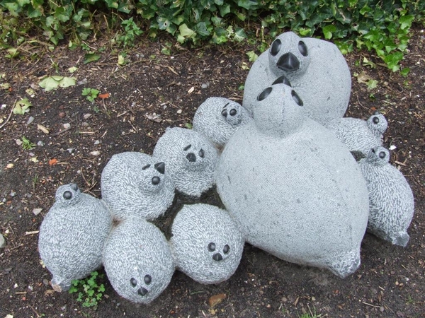 Beelden in arboretum Kalmthout