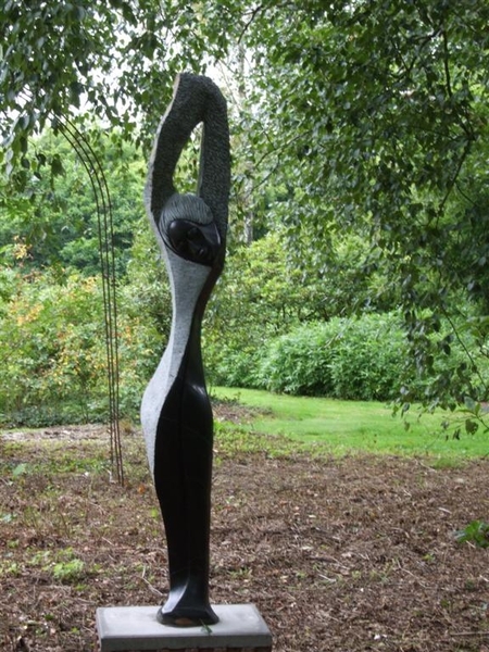 Beelden in arboretum Kalmthout