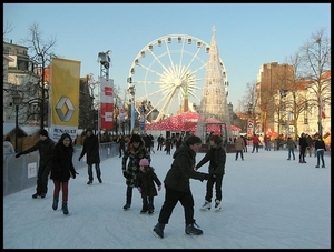 België Brussel 20 (Schaatsen op de Vismarkt) (Large) (Medium)