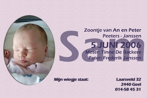 Naam achter tekst