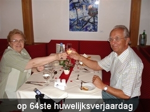 Als slot van deze dag werd ons en glaasje champagje aangeboden