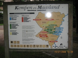 Kempen en Maasland regio bord