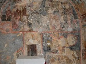 oude muur schildeing