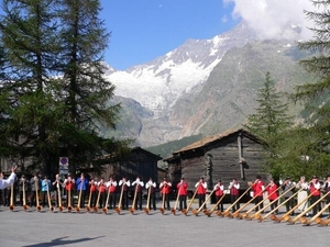 Saas Fee wandelen wallis