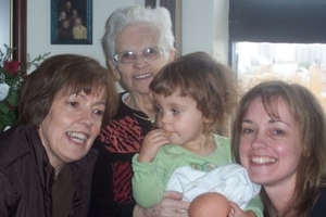 Lettie Mom Faith and Christina 4  generation women