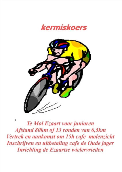 afiche kermiskoers