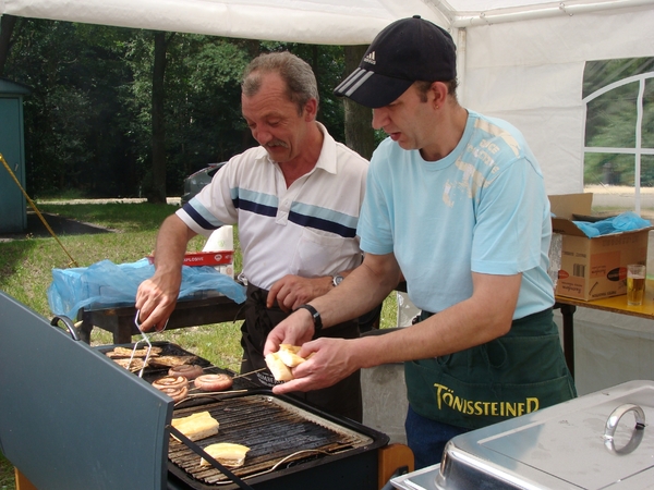 aan de barbeque