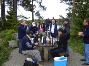 Onderweg stukje eten