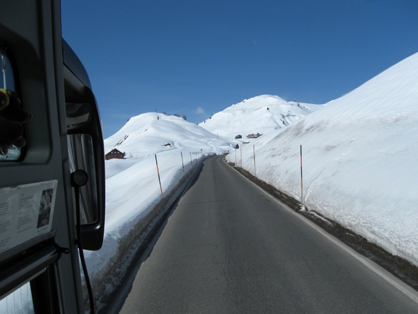 Busrit naar Salober via Hochtannbergpas, 1679 m