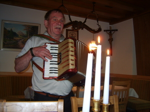 Frans die voor mijn verjaardag zingt