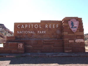 foto's reis USA- N.P. Capitol Reef