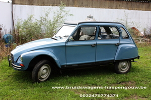 Voiture mariage Citroen dyanne haspengouw