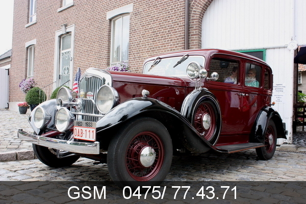 Mariage dans une REO 1933 LIEGE HEERS WAREMME