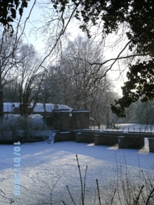 De toegangsbrug naar Fort IV