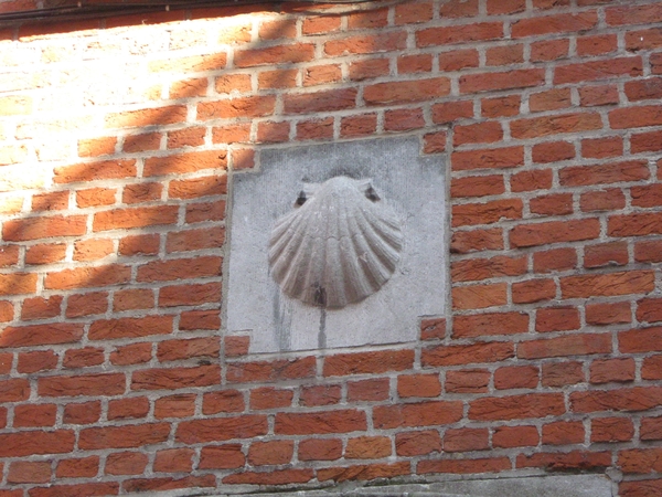 Schelp, teken van de pelgrim