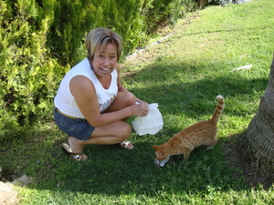 Lekkere hapjes voor de kat....