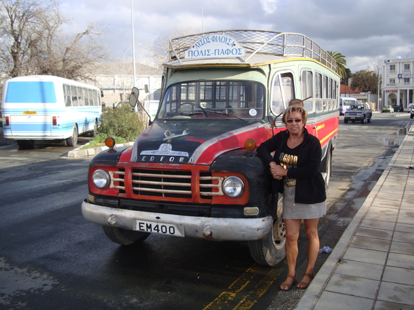Een oldtimer bus...