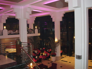 Gedeelte lounge v/h hotel...