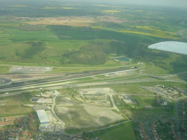 Tunnel ingang naar Engeland