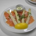 Gerookte zalm met belgische asperges