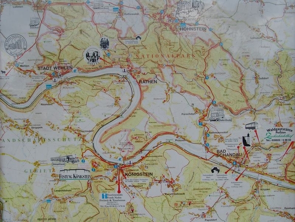 Basteirotsen en Festung Knigstein