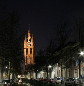 Oude kerk vanaf de brug