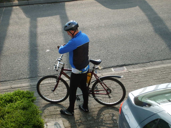 De fiets op