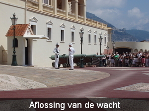 Aflossing van de wacht aan het paleis ( Monaco )
