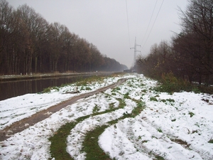 eerste sneeuw in december 2008