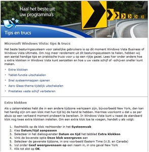 Microsoft Windows Vista: tips & trucs. 7 April 2009