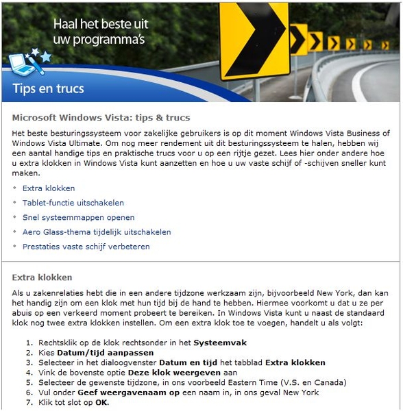 Microsoft Windows Vista: tips & trucs. 7 April 2009