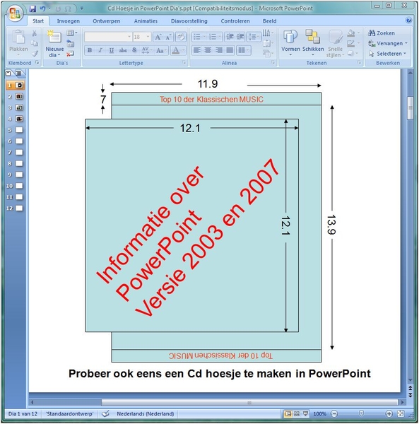 Info Office PowerPoint 2003 en 2007