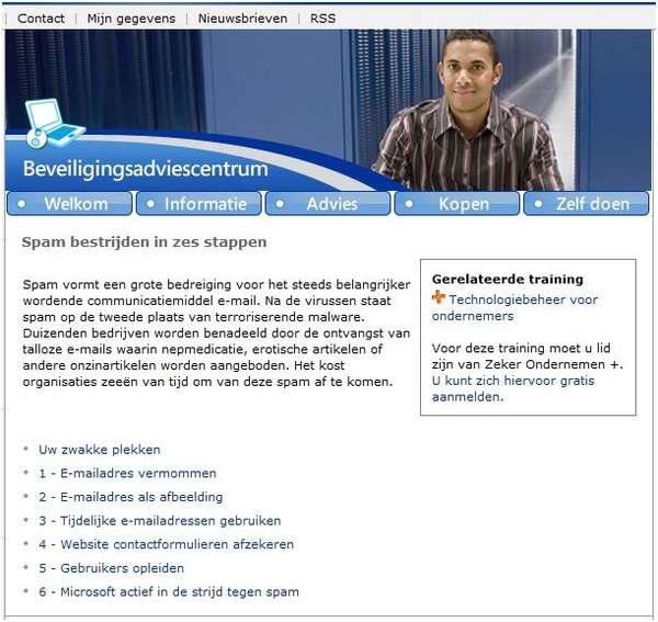 Spam bestrijden in zes stappen