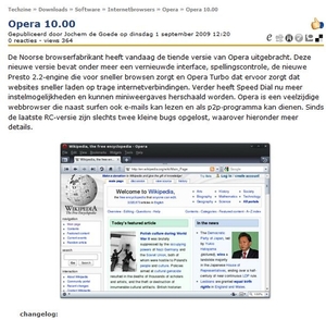 Opera 10 is uit.....is nu sneller dan andere Brouwsers