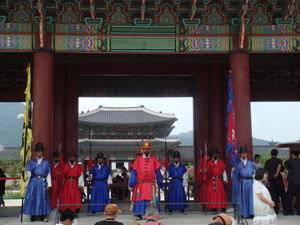 Gyeongbokgung Palace : aflossing van de wacht
