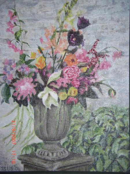 Vaas met bloemen