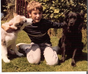 Gauthier  met FARAH en CHICO