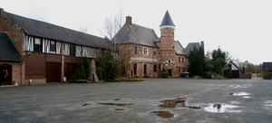 2009 architectuurdag Manoir de Fontaine kasteel binnenplaats