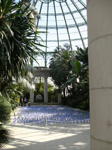 Blauw kunstwerk