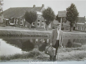 B in wildervank bij de bushalte