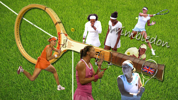 Wimbledon  bewerkte foto fotomontage